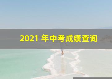 2021 年中考成绩查询